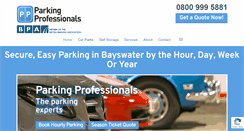 Desktop Screenshot of parking-pros.co.uk